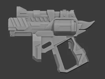 Kamen Rider Geats Magnum Shooter 3D Low-poly 3D model