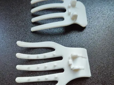 3D Printable Hair Clip Functional and Repair Model  Free 3D print model