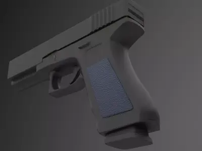 Glock 17 Free low-poly 3D model purchase