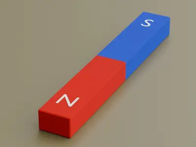 Educational Low-Poly 3D Magnet Collection Free low-poly 3D model