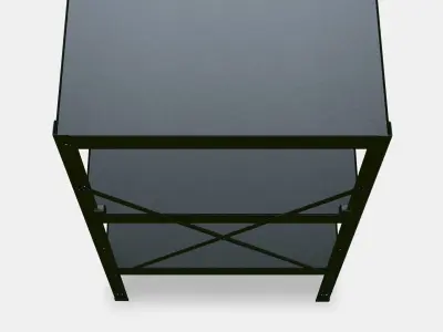 BROR Shelving unit 3 Low-poly 3D model