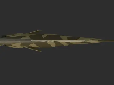 Low Poly Smallmouth Bass Low-poly 3D model