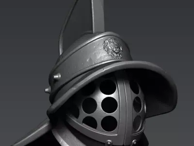 Gladiato Helmet 3D print model
