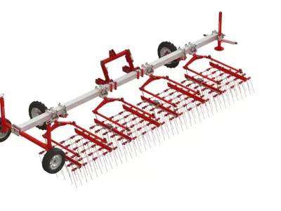 WG 0009 - Flex harrow 600 3D model