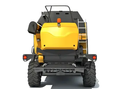 Combine Harvester 3D model 19