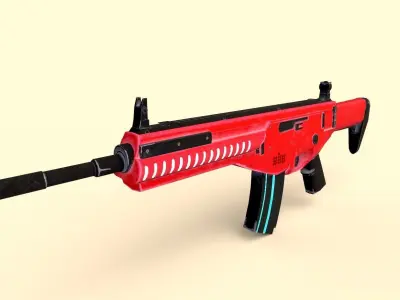 ARX 160 Weapon Low-poly 3D model purchase