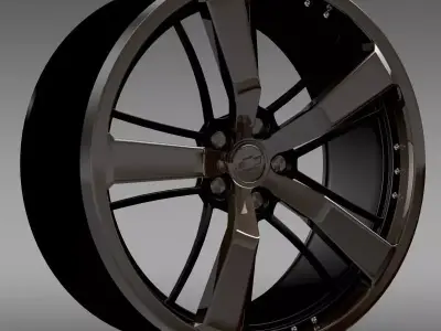 Chevrolet Camaro 2008 BlackConcept rim 3D model