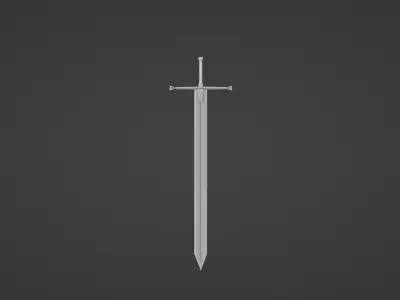 Medieval Sword Free 3D model purchase