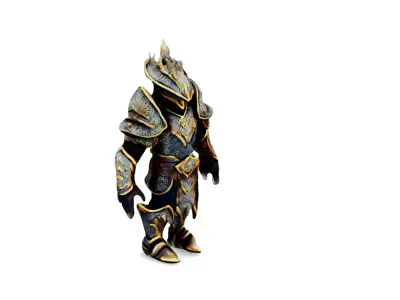Guardian of the Enchanted Realms Mystical Knight Armor 3D model