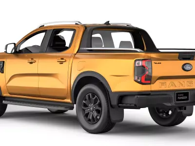 Ranger Wildtrak 2023 3D model purchase