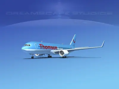 Boeing 767-300 Thomson Fly 3D model