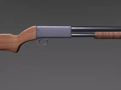 Ithaca ShotGun 3D model