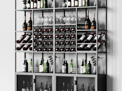 Homary Industrial Rack 03 3D model