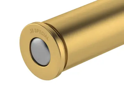 Bullet 38 SPECIAL Low-poly 3D model