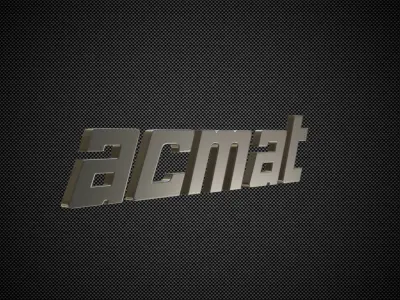 acmat logo 3D model