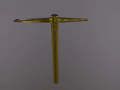 Pickaxe lowpoly hammer Low-poly 3D model