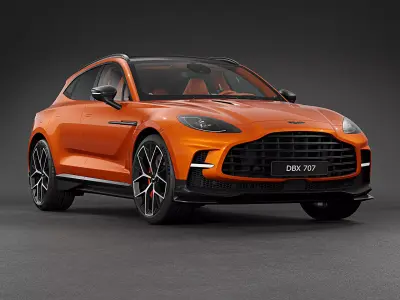 2026 Aston Martin DBX707 3D model