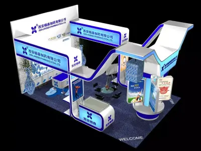 Exhibition - Area -6X9-3DMAX2009-035 3D model