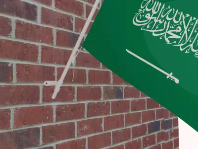 flag of Saudi Arebia 3D model