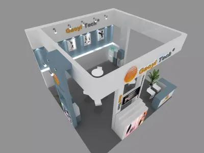 Exhibition - Area -6X6-3DMAX2009-45 3D model