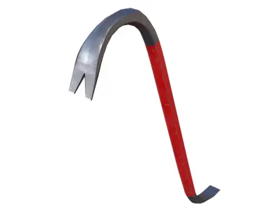 Crowbar Game Ready PBR Low-poly 3D model