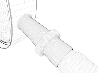 Magnifying glass 3D model shop