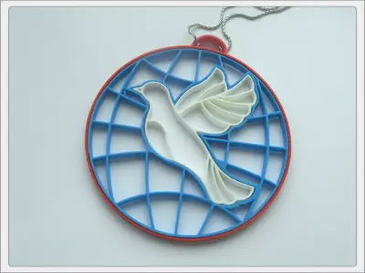 Dove of Peace Free 3D print model