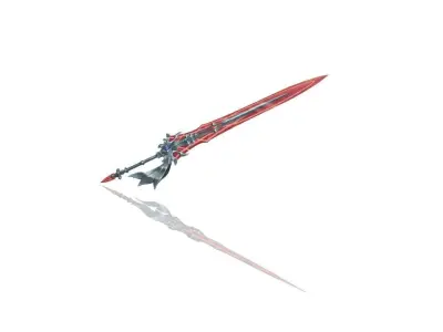 Pure Angel Greatsword Low-poly 3D model