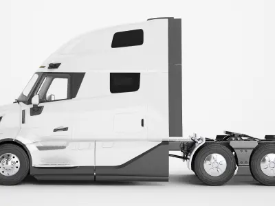 Semi Truck Generic 03 3D model