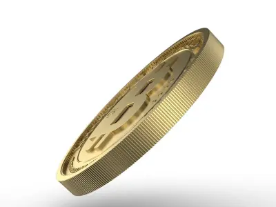 Bitcoin Gold 3D model