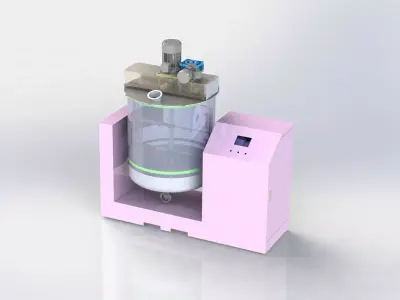 Malaxeur homogenisateur 1000L 3D model