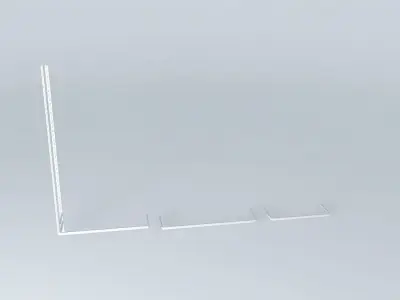 Rail, macaw and French hand Free 3D model