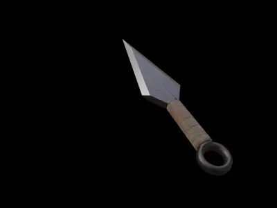 Kunai ninjato Cyraxz technology 3D model
