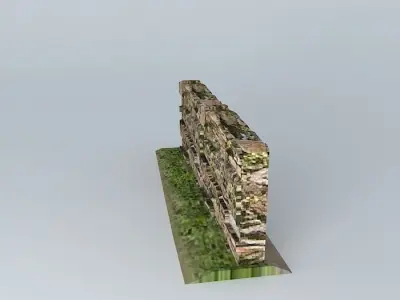 Eco Rail 3D WallOld Steam Days Free 3D model