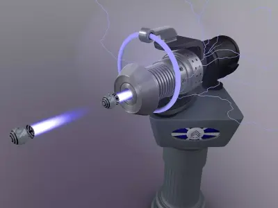 Space Gun 3D model purchase