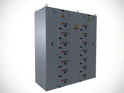 Electrical Fuse Box 2 3D model
