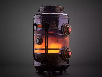 Sci-Fi Container Prop model - Futuristic - Cyberpunk   3D model