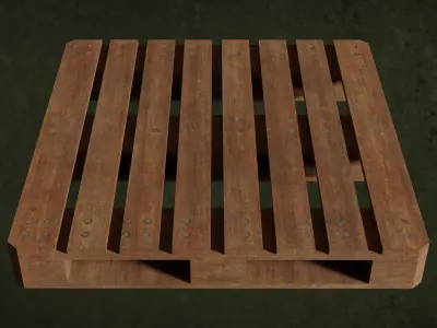 Pallets Wood Series Fiber Relics Content Group0 N2-5 3D model