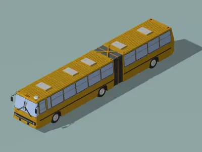 passenger bus 3D model buy