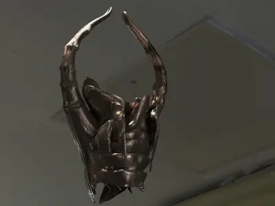 clawed helmet 3D model