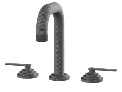 3 Hole lavatory filler without pop-up waste by Samuel Heath  3D model