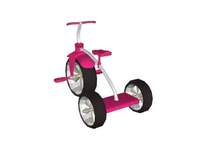 trike 3D tricycle Free 3D model