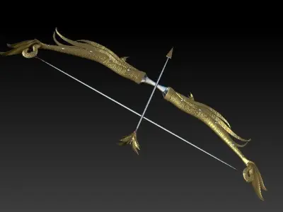Fantasy Bow 3D model