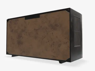 Vintage radio receiver 02 3D model