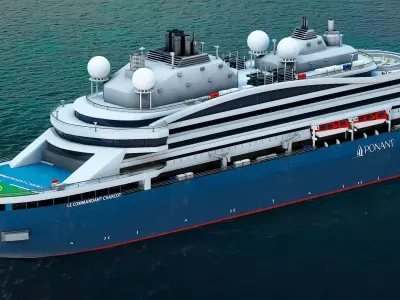 Ponant Cruise Icebreaker PBR - Le Commandant Charcot 3D model