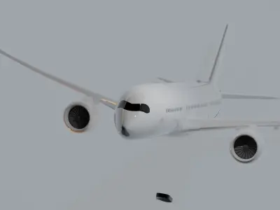 A350-900 with Generic Colours Free 3D model