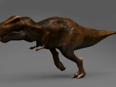 Tyrannosaurus Rex Jurassic Dinosaur Low-poly 3D model