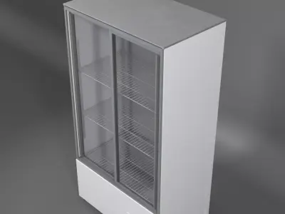Refrigerated Display Case Low-poly 3D model