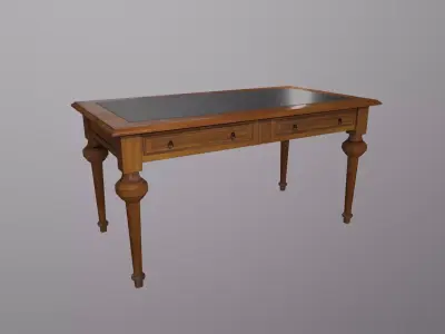 Antique Table Low-poly 3D model