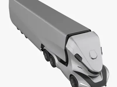 Self-Driving Truck Concept 3D model